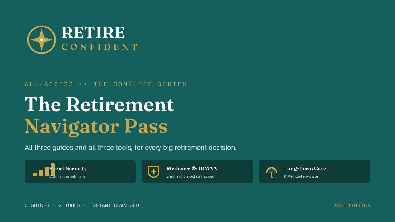 The Retirement Navigator Pass — all three guides and tools